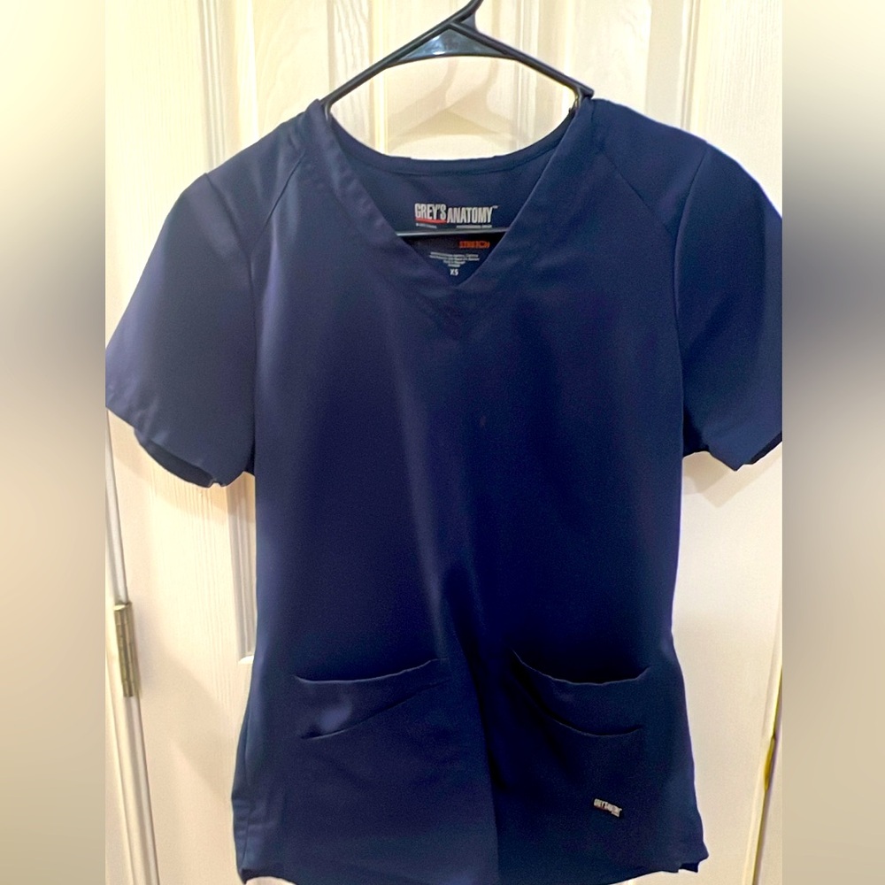 Navy. Greys anatomy . Top only. Size XS